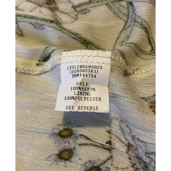 Davi & Dani Midi Skirt Womens Medium Sexy High Slit Flowing Cottage Core Skirt - Picture 10 of 16